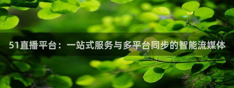 833直播足球比赛官网：51直播平台：一站式服务与多平台同步的智能流媒体